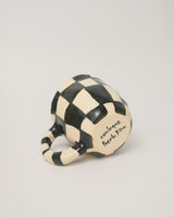 Rolanda Mug - Black Wavy Checkered