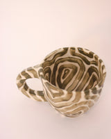 Rolanda Mug - Olive Bold Topographic