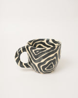 Rolanda Mug - Black Bold Topographic