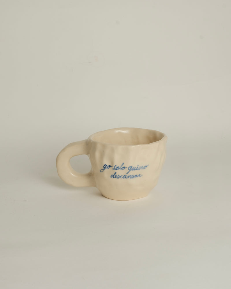 PRE-ORDER - taza yo solo quiero descansar