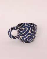 Rolanda Mug - Blue Bold Topographic