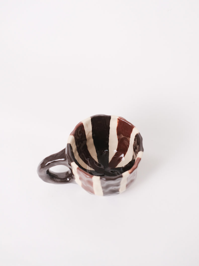 Two Tone Stripes Mug - conloque 𖦹 liberárte