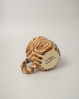Rolanda Mug - Brown Bold Topographic