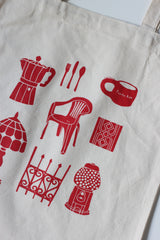 Café en Casa Tote Bag - Red