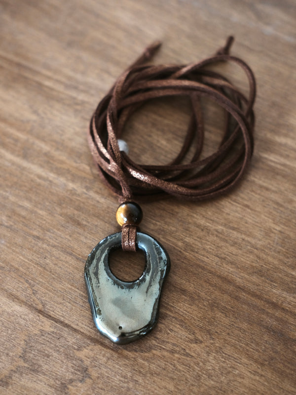 río necklace (chrome) - conloque 𖦹 liberàrte
