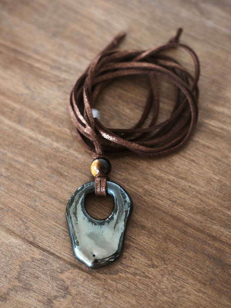 río necklace (chrome) - conloque 𖦹 liberàrte