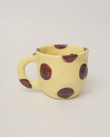 Polka Mug - Butter yellow