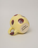 Polka Mug - Butter yellow