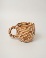 Rolanda Mug - Brown Bold Topographic